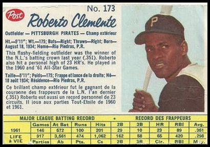 173 Roberto Clemente